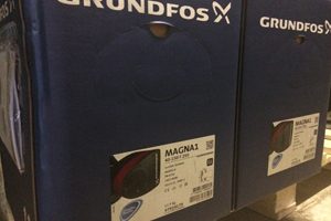 Фото коробок Grundfos Magna на складе "Джет Пампс"
